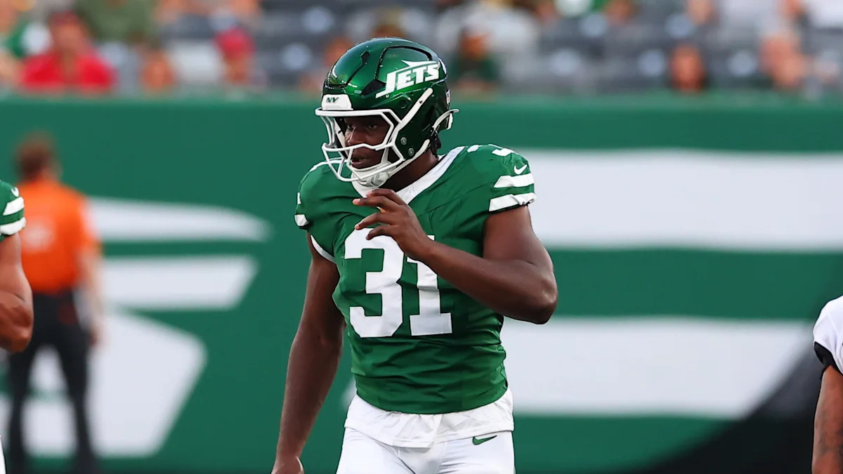 David Bailey em campo pelo New York Jets.