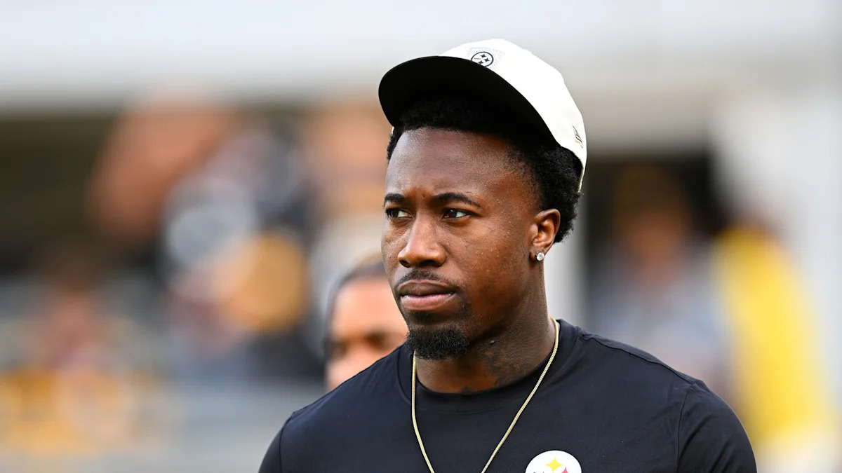 Joey Porter Jr. durante sua passagem pelo Pittsburgh Steelers; imagem de arquivo.