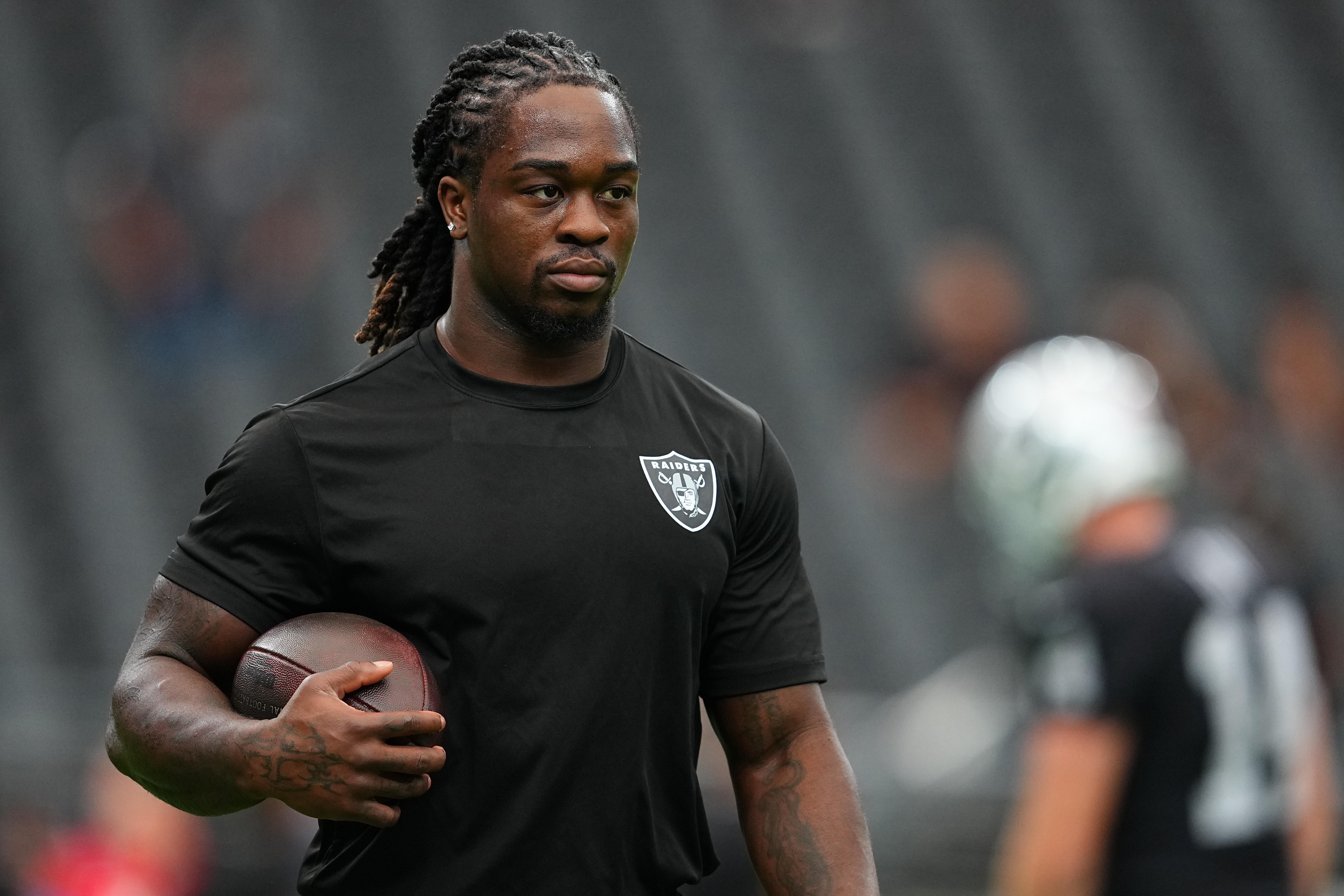 Ashton Jeanty durante uma atividade dos Raiders.