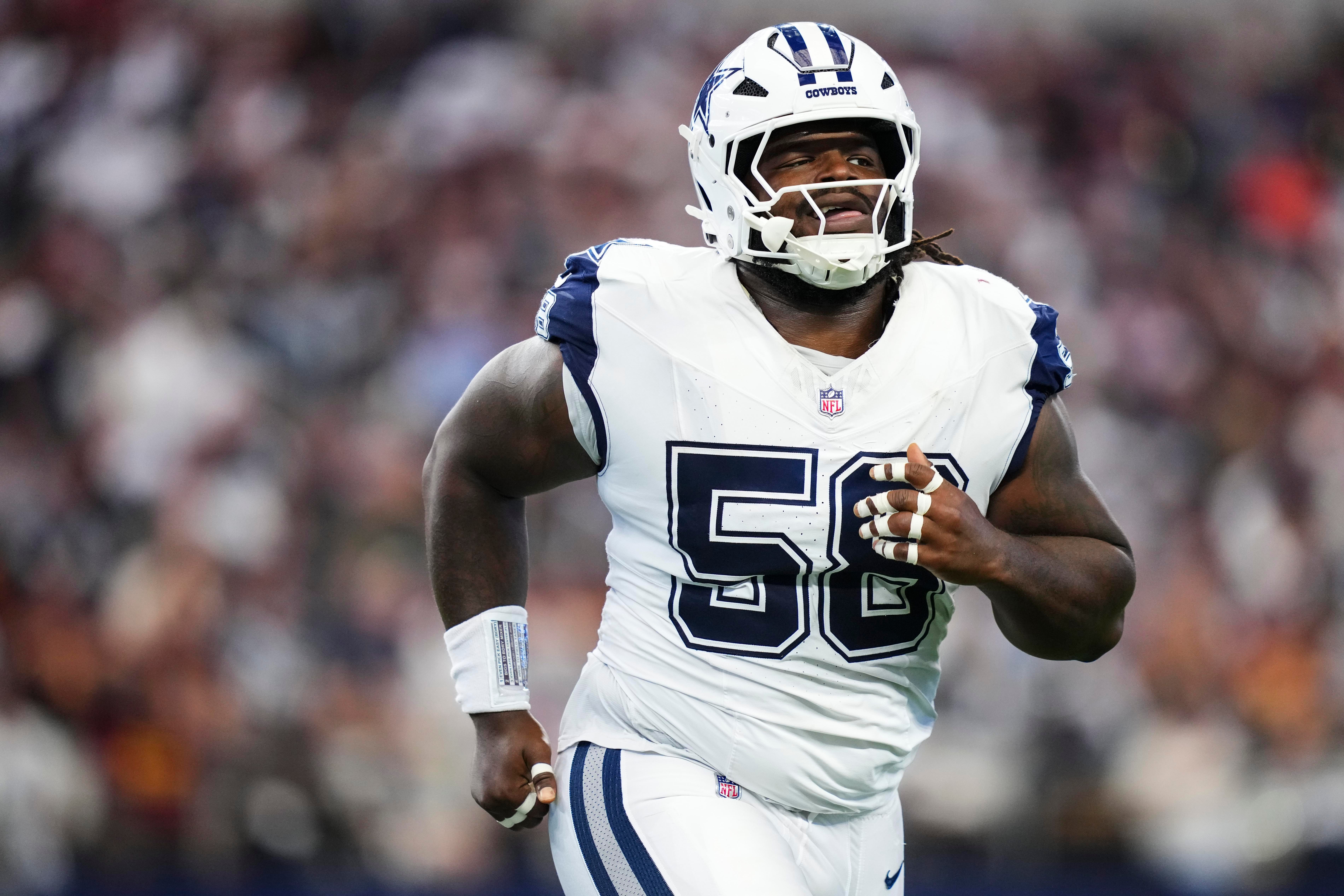 Mazi Smith em uma partida pelo Dallas Cowboys.