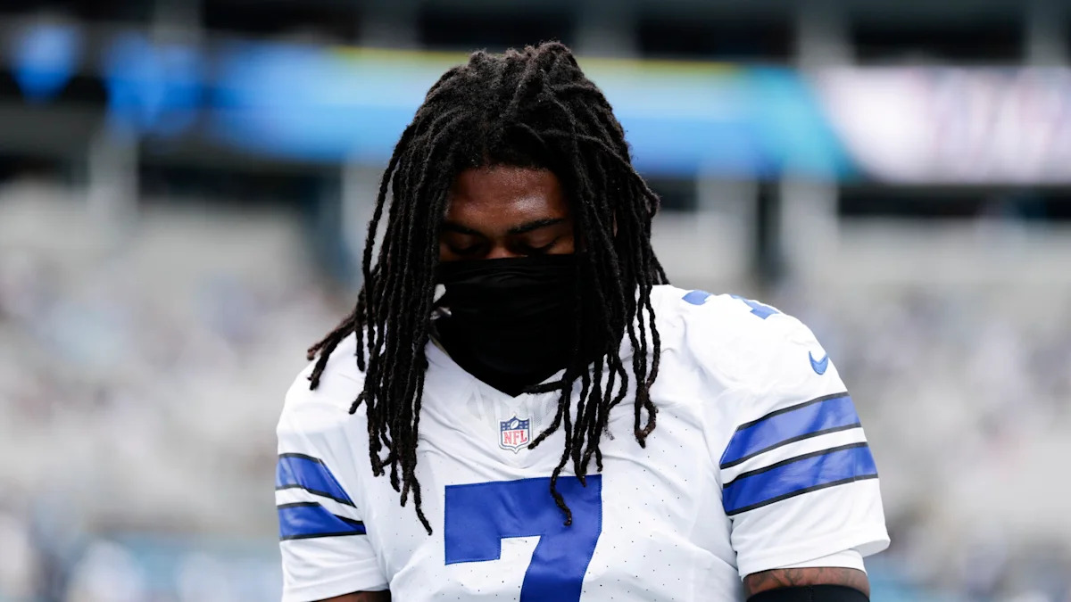 Trevon Diggs em sua passagem pelos Cowboys.