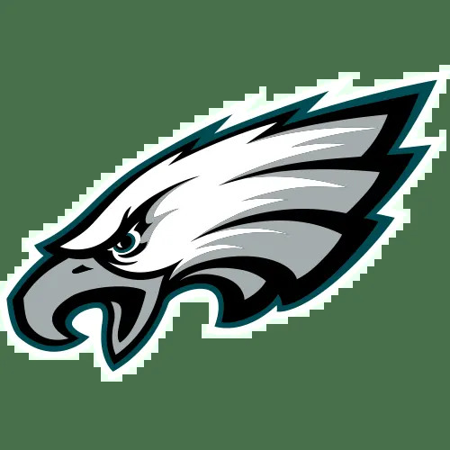 Logotipo do Philadelphia Eagles, um dos times analisados no levantamento da Semana 5.