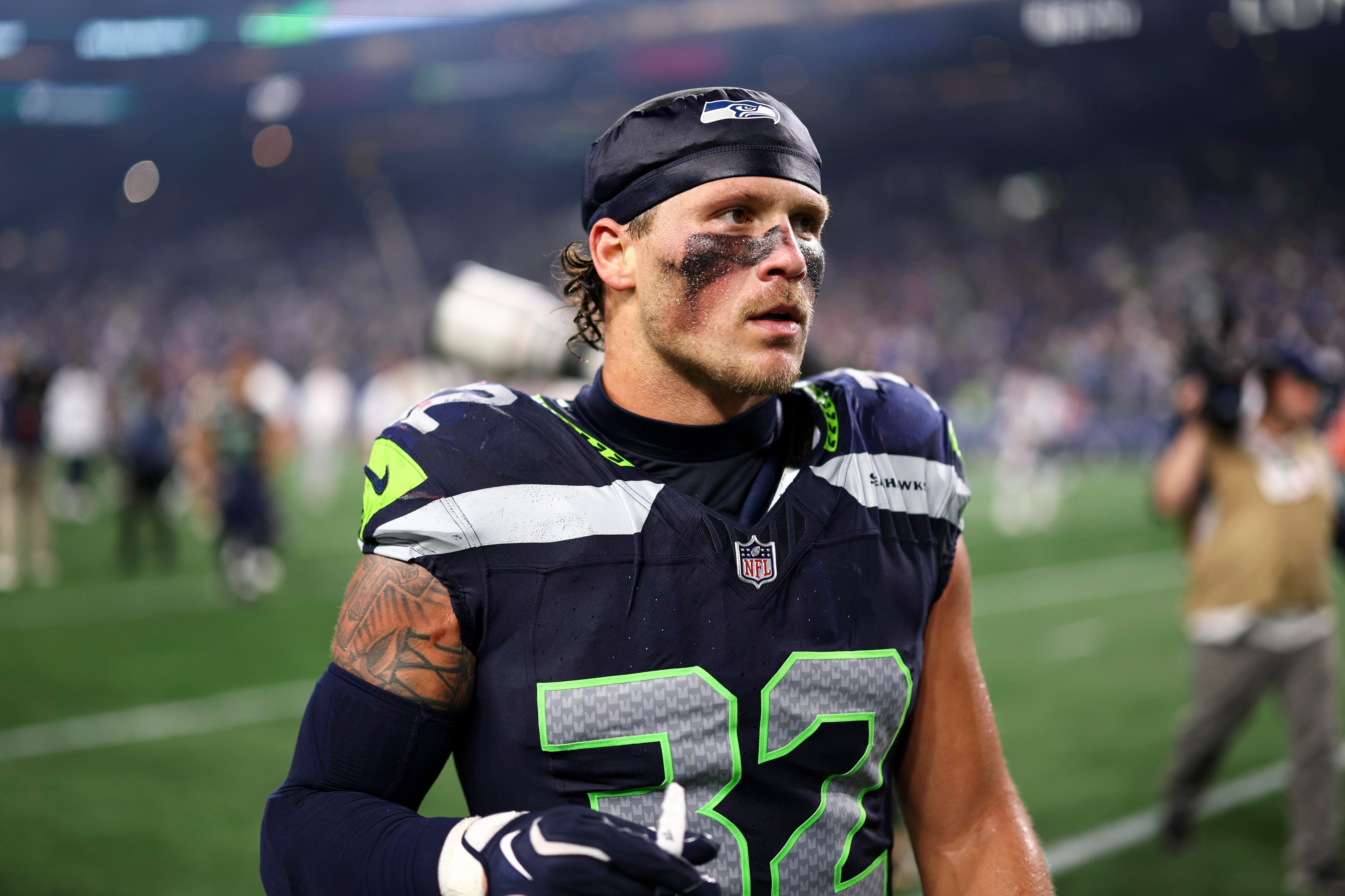 Drake Thomas, linebacker do Seattle Seahawks.