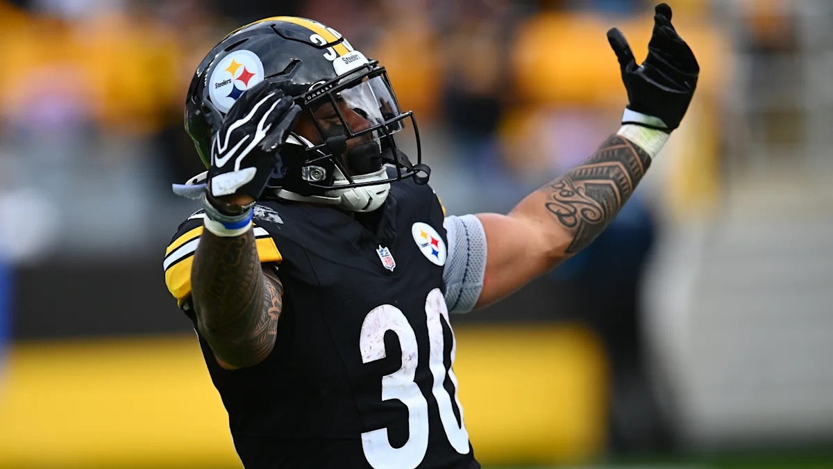 Jaylen Warren, running back do Pittsburgh Steelers.