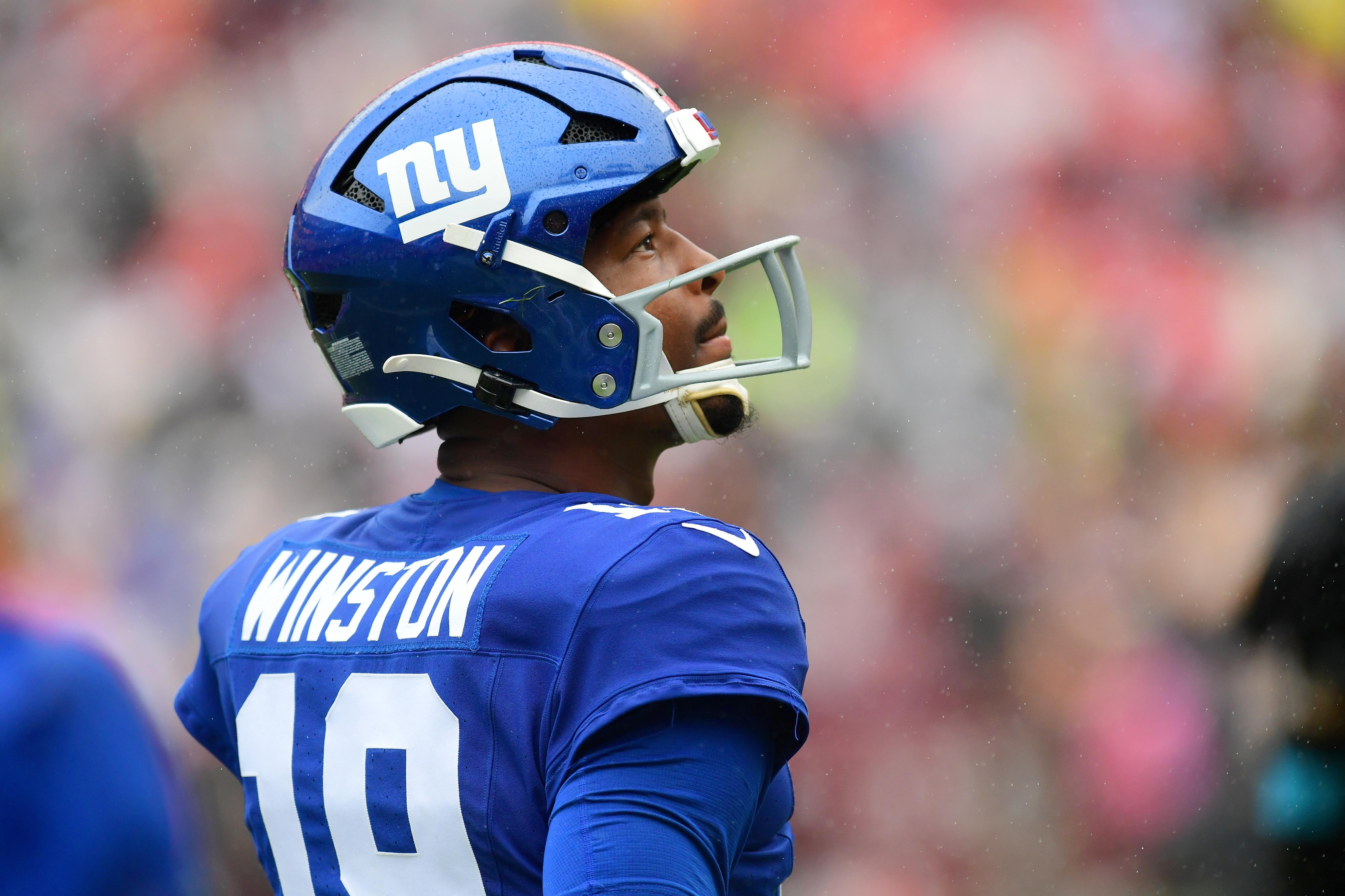 Jameis Winston, quarterback do New York Giants.