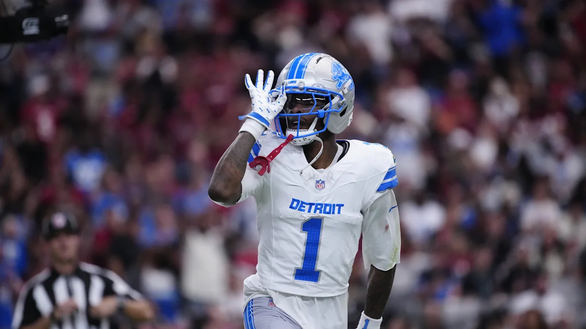 Jameson Williams, wide receiver do Detroit Lions.