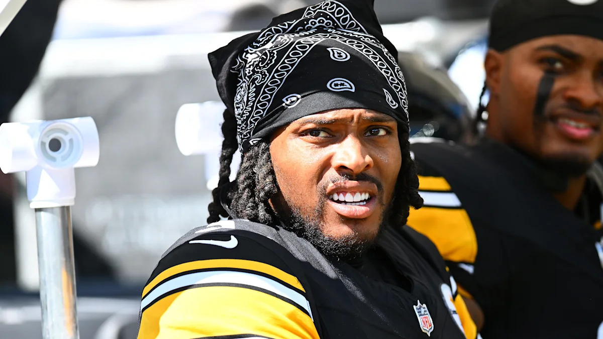 Jaylen Warren, running back do Pittsburgh Steelers.