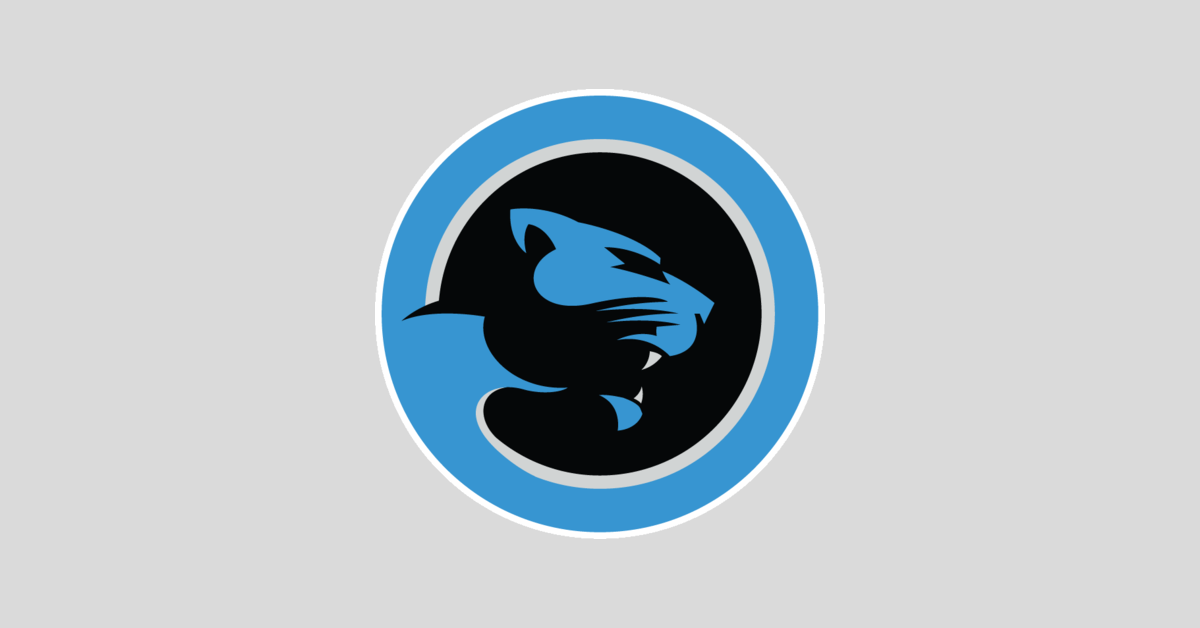 Símbolo do Carolina Panthers em ilustração.