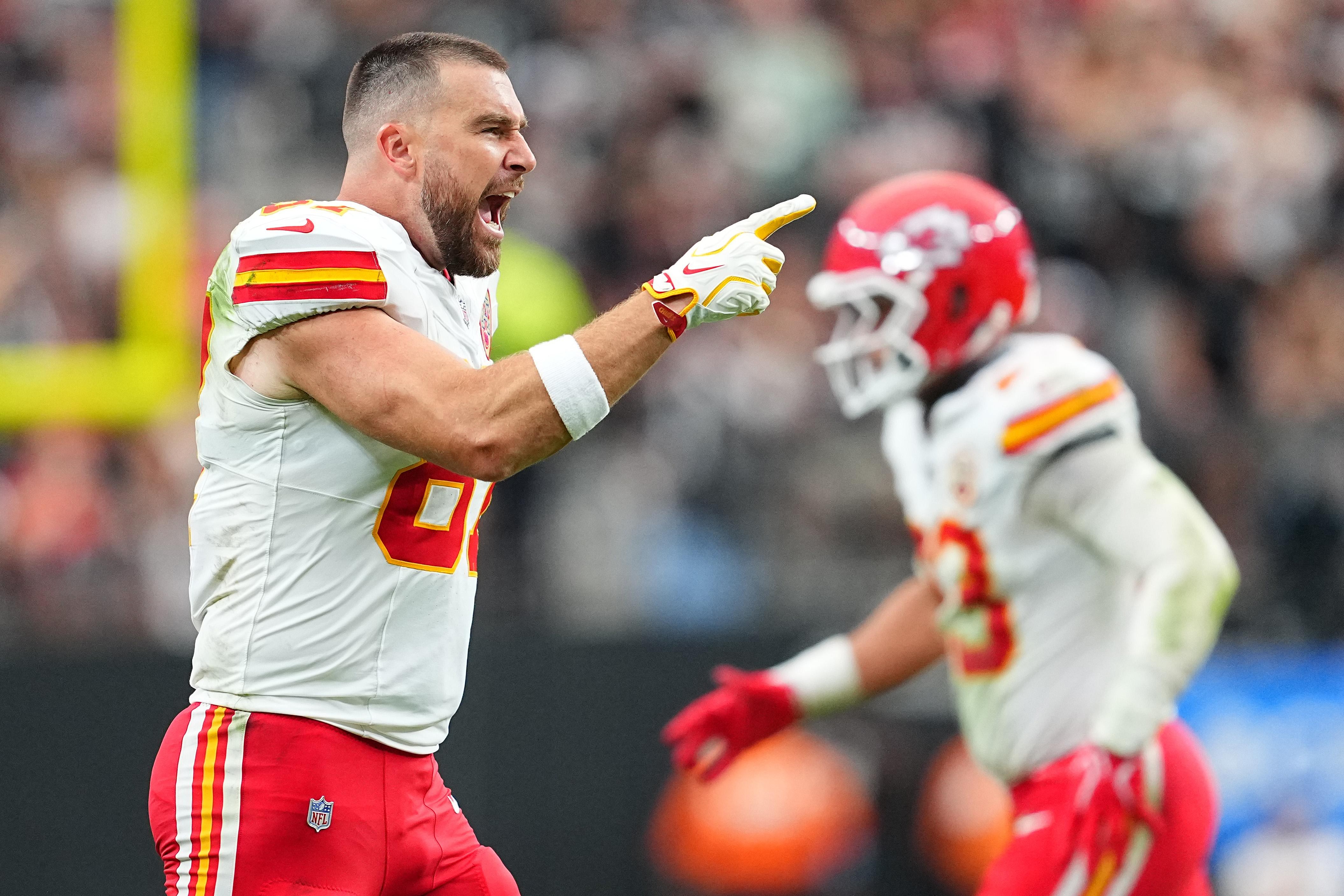 Travis Kelce, tight end do Kansas City Chiefs.
