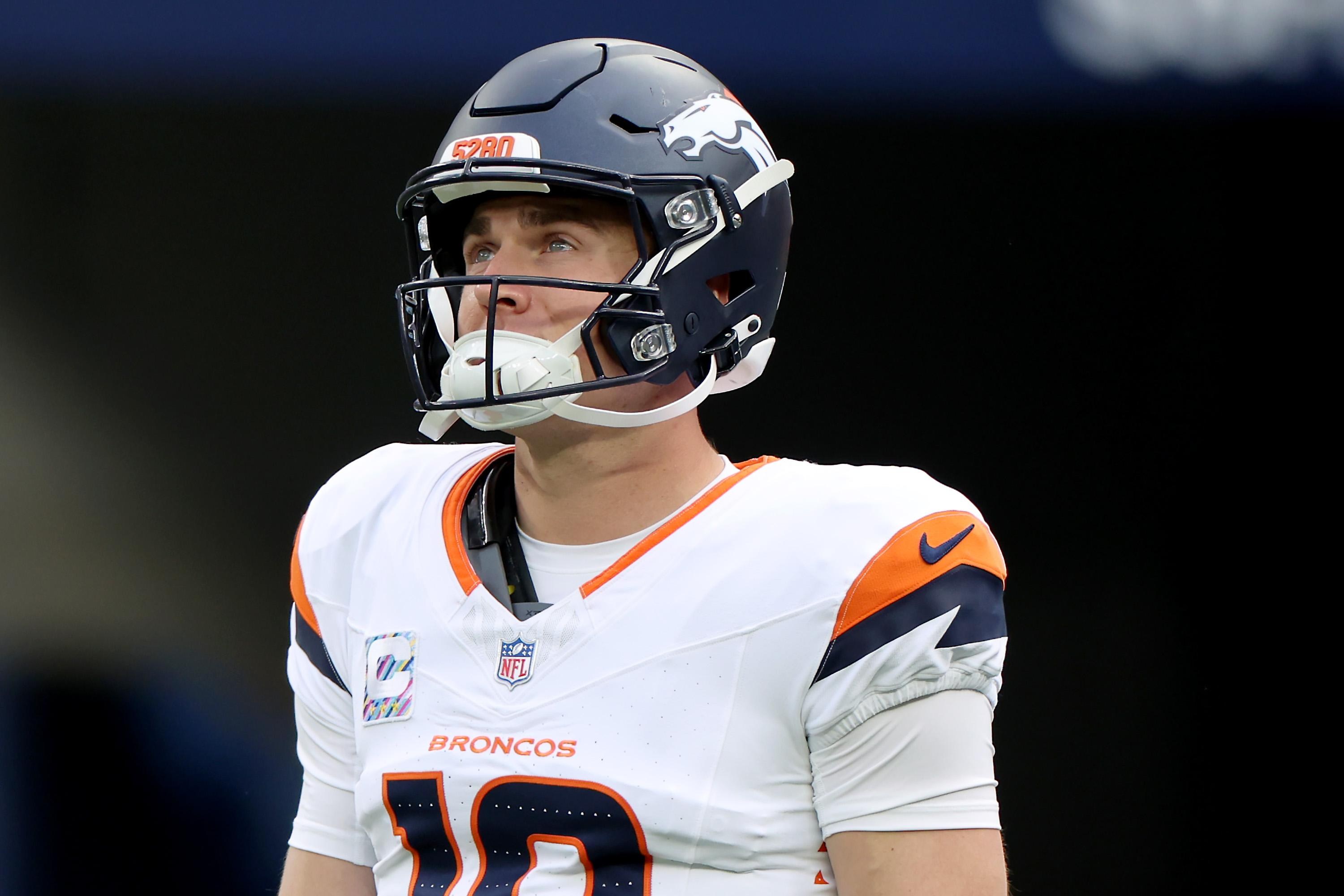 Bo Nix antes de Broncos x Chargers.