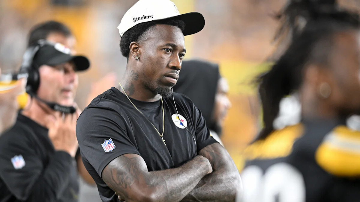 Joey Porter Jr. durante seu período no Pittsburgh Steelers.